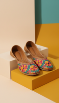 Marigold Radiance artisan leather jutti